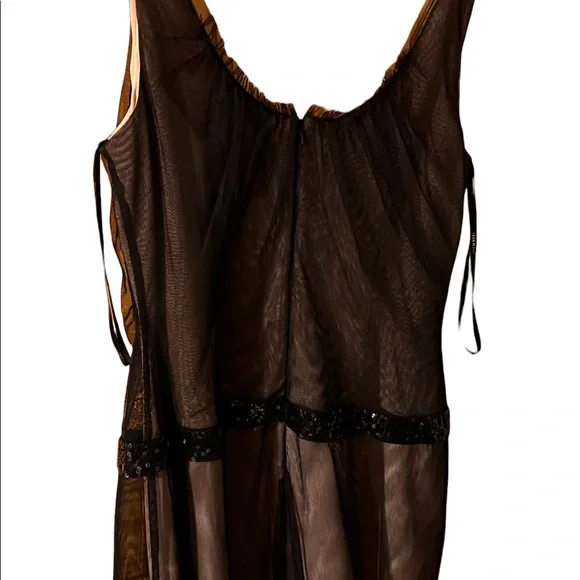 Vera Wang sexy sheath dress with sequin belt